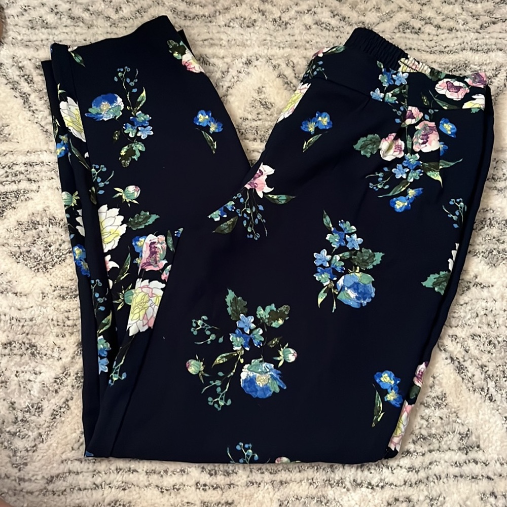 Cynthia Rowley floral dress pants